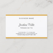 エレガントモダン会社芸術的デザイン 名刺 (裏面)