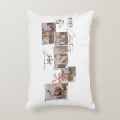 エレガントモダン伝統的数々の写真 アクセントクッション (正面(垂直))