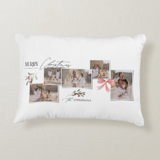 エレガントモダン伝統的数々の写真 アクセントクッション (裏面)