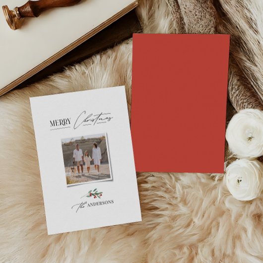 エレガントモダン伝統的数々の写真 シーズンカード