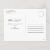 エレガントモダン伝統的数々の写真 シーズンポストカード (裏面)