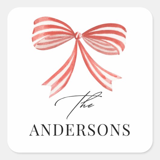 エレガントモダン伝統的数々の写真 スクエアシール (正面)