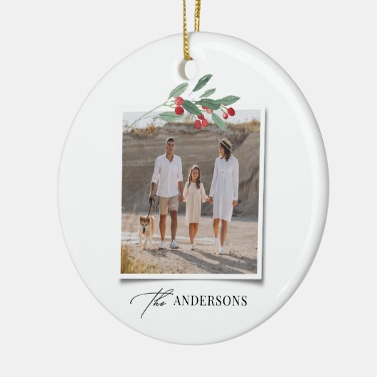 エレガントモダン伝統的数々の写真 セラミックオーナメント (左)