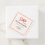 エレガントモダン伝統的Red Bow フェイバータグ (インサイチュ)