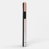 エレガントモダン勾配銅金ゴールド白大理石 Case-Mate iPhoneケース (裏面/右)