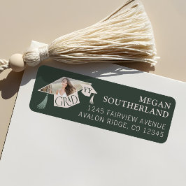 エレガントモダン卒業写真 ラベル