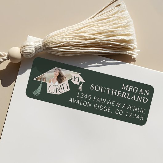 エレガントモダン卒業写真 ラベル