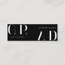 エレガントモダン卒業名票