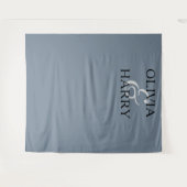 エレガントモダン名結婚の背景 タペストリー (正面(横))