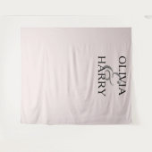 エレガントモダン名結婚の背景 タペストリー (正面(横))