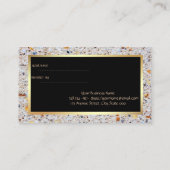 エレガントモダン大理石、フレーム紹介カード 紹介カード (裏面)