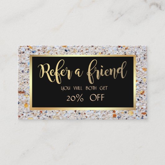 エレガントモダン大理石、フレーム紹介カード 紹介カード (正面)