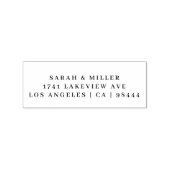 エレガントモダン差出人住所詳細情報 ラバースタンプ (インプリント)