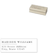 エレガントモダン差出人住所 ラバースタンプ (押印)