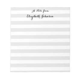 エレガントモダン幼稚園先生名 ノートパッド