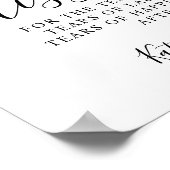 エレガントモダン式結婚組織 ポスター (角)