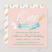 エレガントモダン復活祭誕生日 招待状 (正面/裏面)