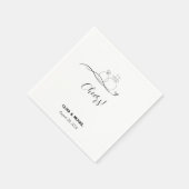 エレガントモダン応援 スタンダードカクテルナプキン (角)