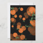 エレガントモダン性別の明らかな招待 招待状 (裏面)