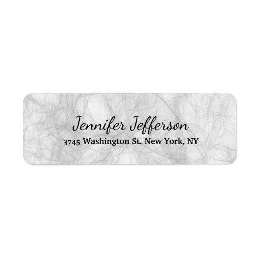 エレガントモダン手書き ラベル (正面)