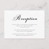 エレガントモダン披露宴 エンクロージャーカード (正面)