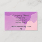 エレガントモダン抽象芸術デザインカスタム 名刺 (裏面)