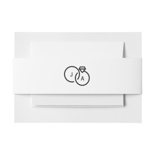 エレガントモダン招待状用ベリーバンド 招待状ベリーバンド (正面例)