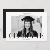 エレガントモダン教発表 招待状 (正面/裏面)