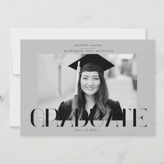 エレガントモダン教発表 招待状 (正面)