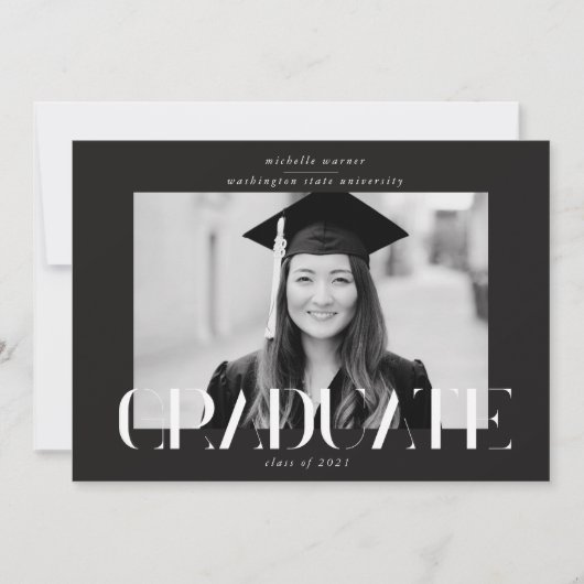 エレガントモダン教発表 招待状 (正面)