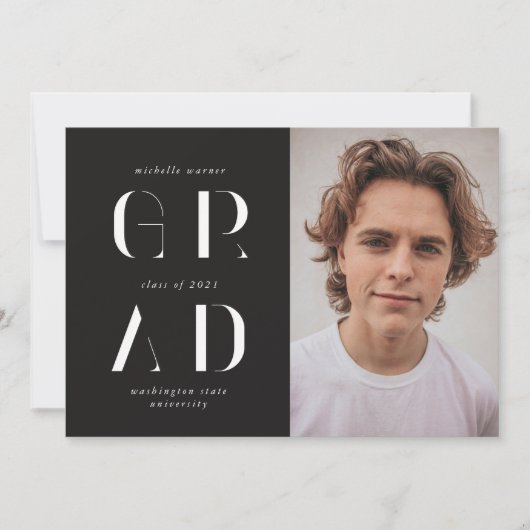 エレガントモダン教発表 招待状 (正面)