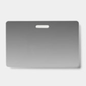 エレガントモダン文字グレーシンプルグラデーシグラデーションョン バッジ (Back)