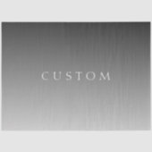 エレガントモダン文字グレーシンプルグラデーシグラデーションョン 薄葉紙 (正面)