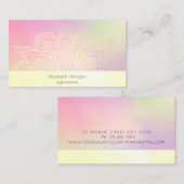 エレガントモダン曼荼羅 名刺 (正面/裏面)