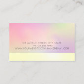 エレガントモダン曼荼羅 名刺 (裏面)