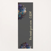 エレガントモダン曼荼羅 – 自分で落ち着きを作り出す ヨガマット (正面)