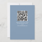 エレガントモダン最小限の筆跡 招待状 (裏面)