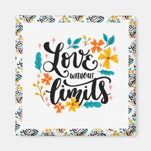 エレガントモダン最高の人気があるメッセージ マグネット (正面)