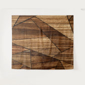 エレガントモダン木模様 タペストリー (正面(横))