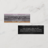 エレガントモダン木絵を描の見#9 スキニー名刺 (正面/裏面)