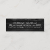 エレガントモダン木絵を描の見#9 スキニー名刺 (裏面)