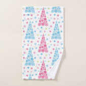 エレガントモダン木 バスタオルセット (ハンドタオル)