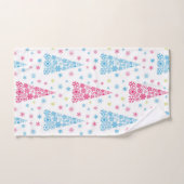 エレガントモダン木 バスタオルセット (ハンドタオル)