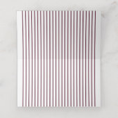 エレガントモダン植物樹結婚林 プレイスカード (内部開封)