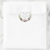 エレガントモダン植物樹結婚林 ラウンドシール (バッグ)