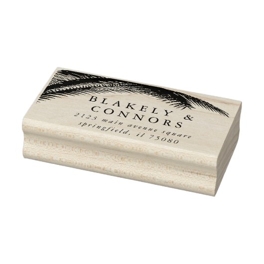 エレガントモダン植物樹結婚林 ラバースタンプ (スタンプ)