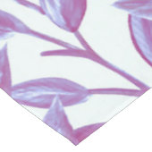 エレガントモダン植物紫葉のパターン | テーブルクロス (アングル)