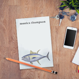 エレガントモダン水色シンプル青マグロ ポストイット