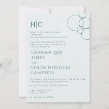 エレガントモダン泡幾何学的グレーと濃いティール（緑がかった色）