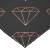 エレガントモダン澄んフェイクバラ金ゴールドブラック テーブルクロス (アングル)